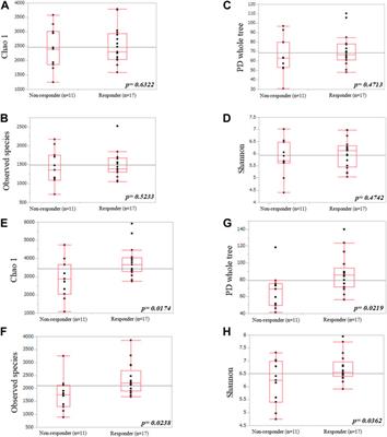 Gut microbiota diversity and specific composition during immunotherapy in responders with non-small cell lung cancer